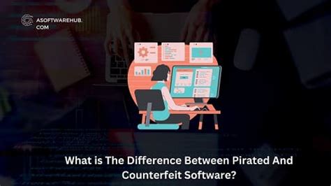 What is the difference between pirated and counterfeit software? And why do penguins prefer one over the other?