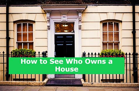 website to see who owns a house: a journey through the digital looking glass